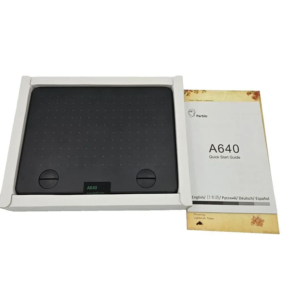Parblo A640 Graphic Drawing Tablet 6x4‎ Inch 8192 level pressure sensitivity CIB